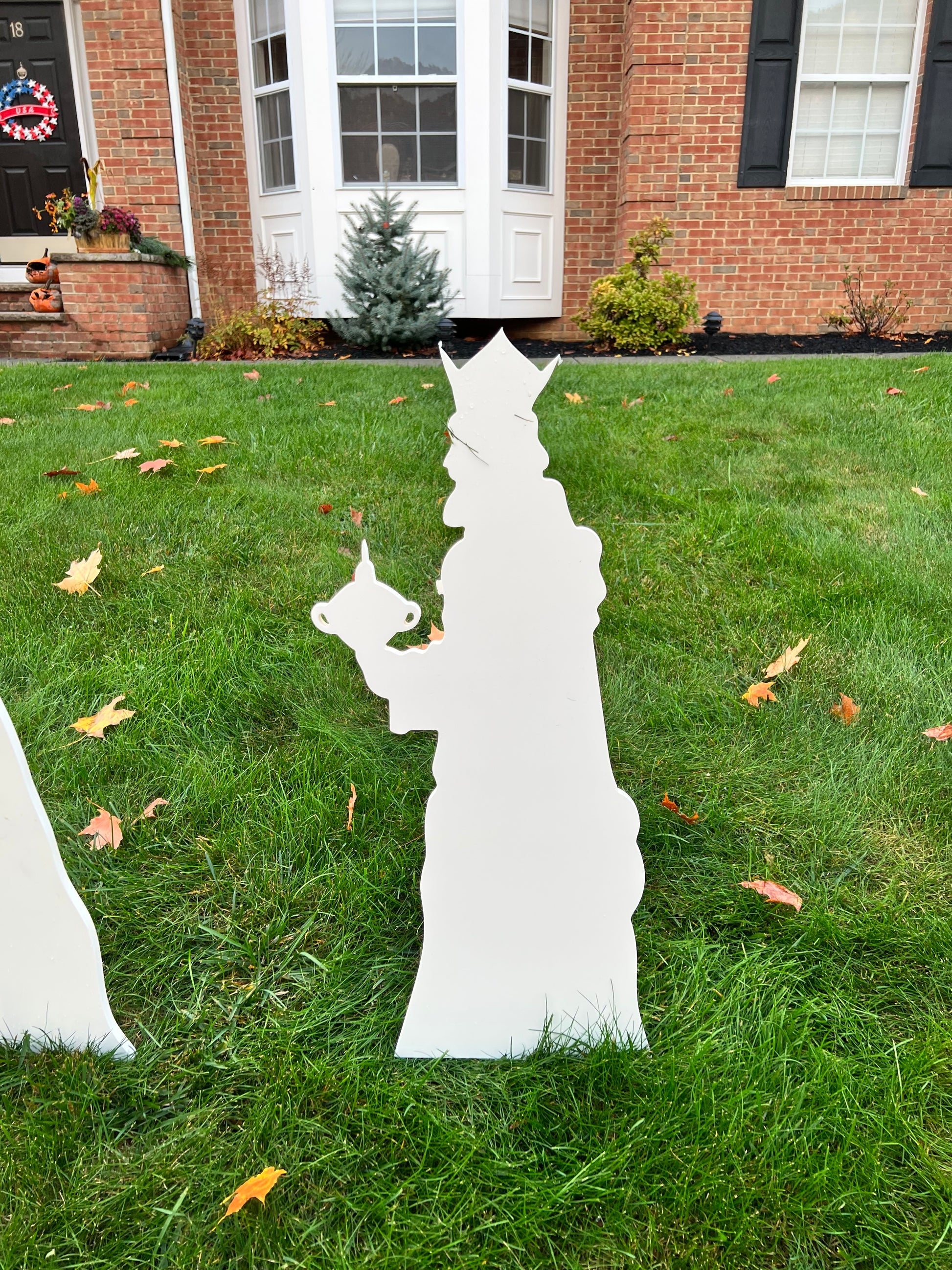 large outdoor nativity scene set