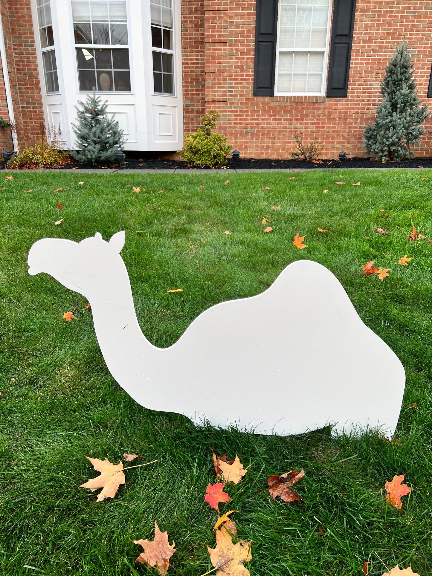 large outdoor nativity scene set