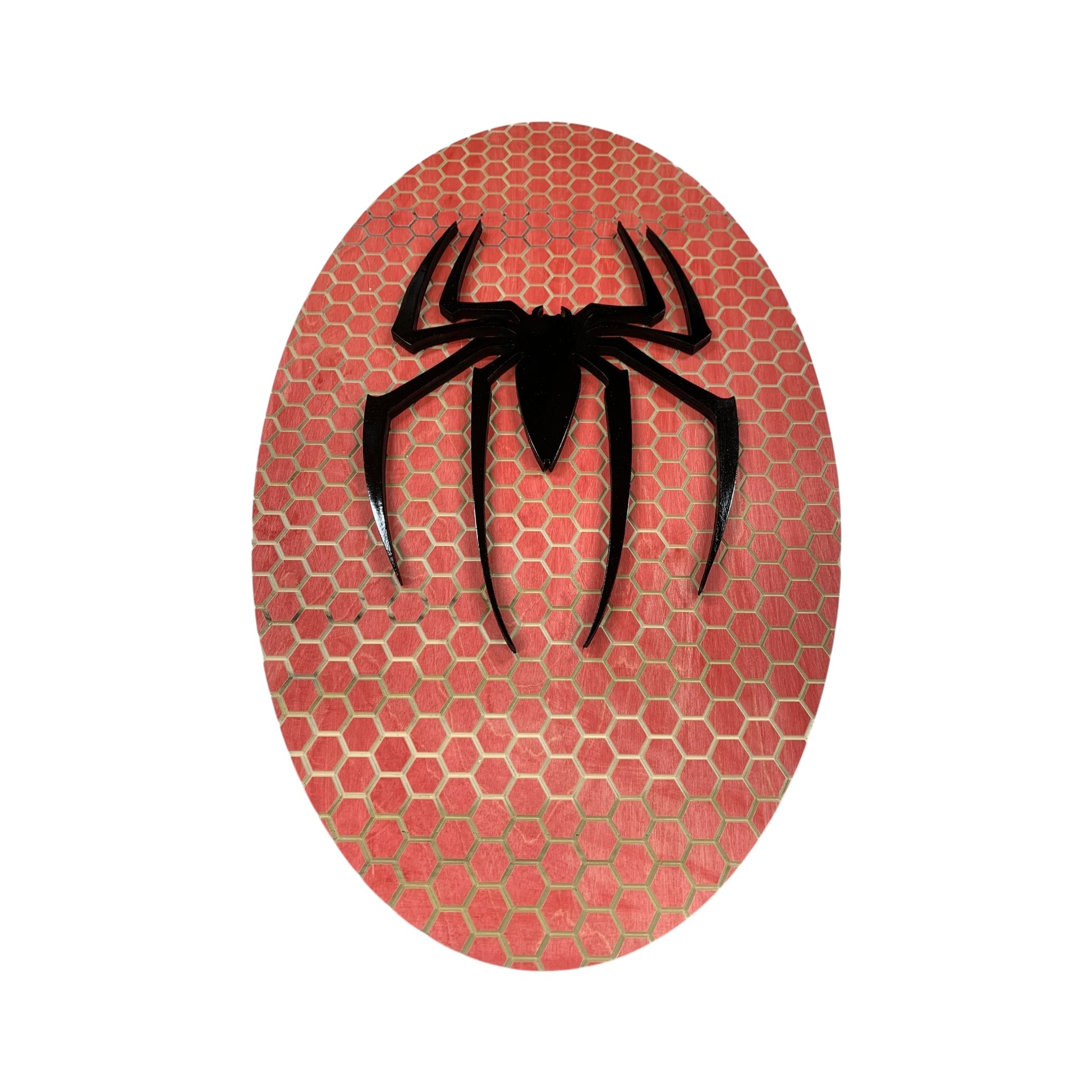 Spider-Man-Inspired Wall Art with LED Backlighting and Personalization