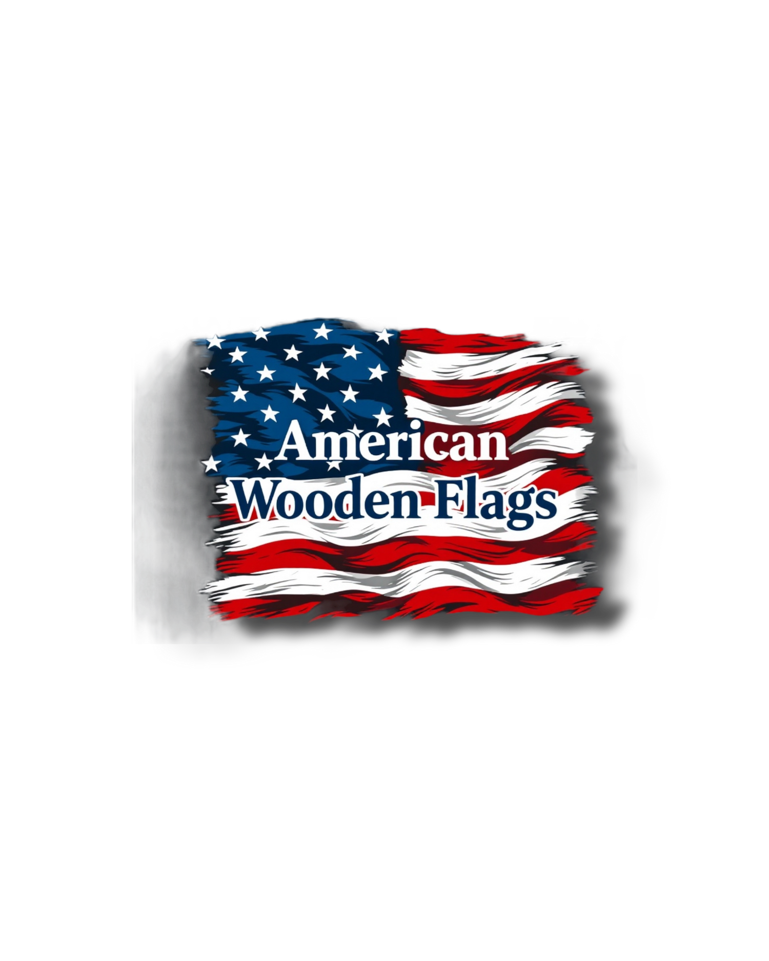 American Wooden Flags