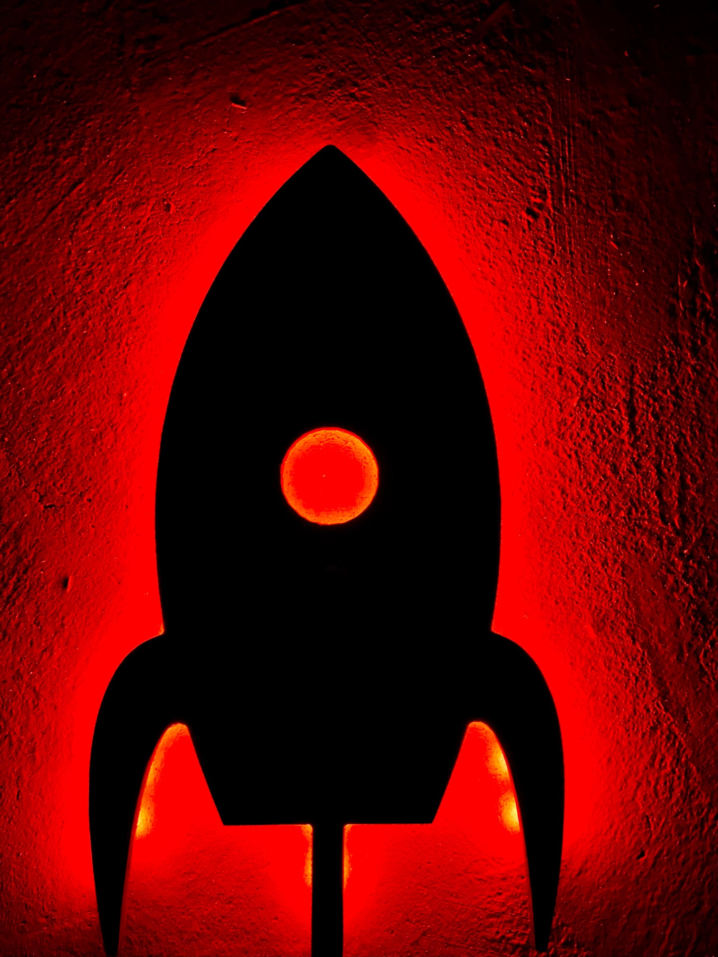 Rocket ship LED sign Wall Art, Nursery Decor, Space Rocket LED Sign, Kids Room decor, Space ship