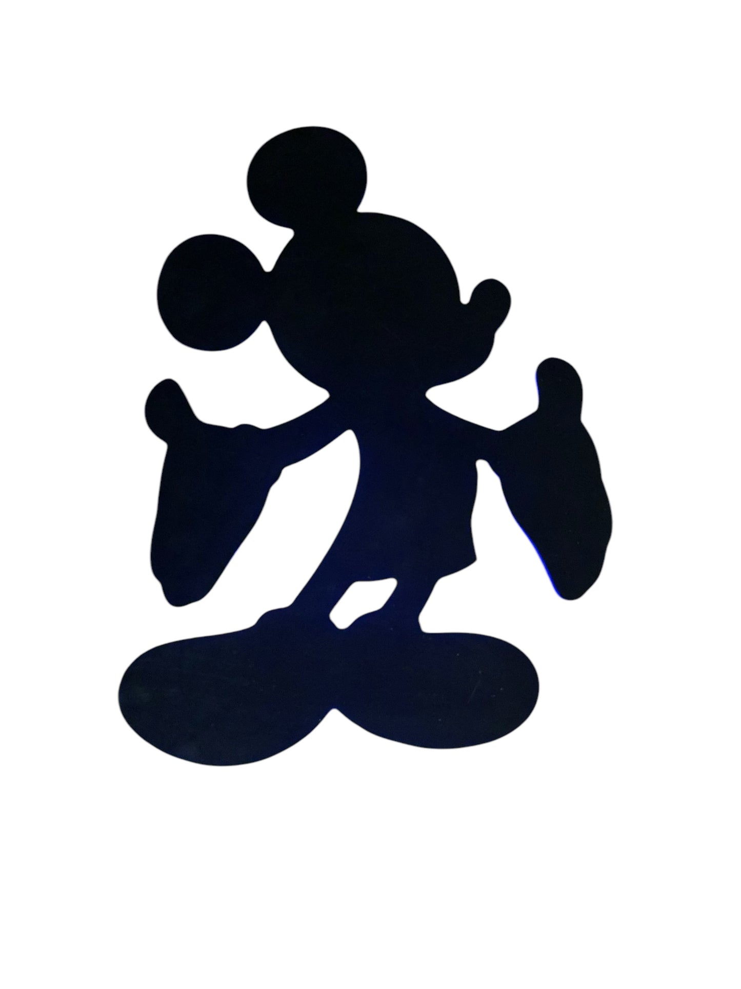 mickey silhouette with led back lights